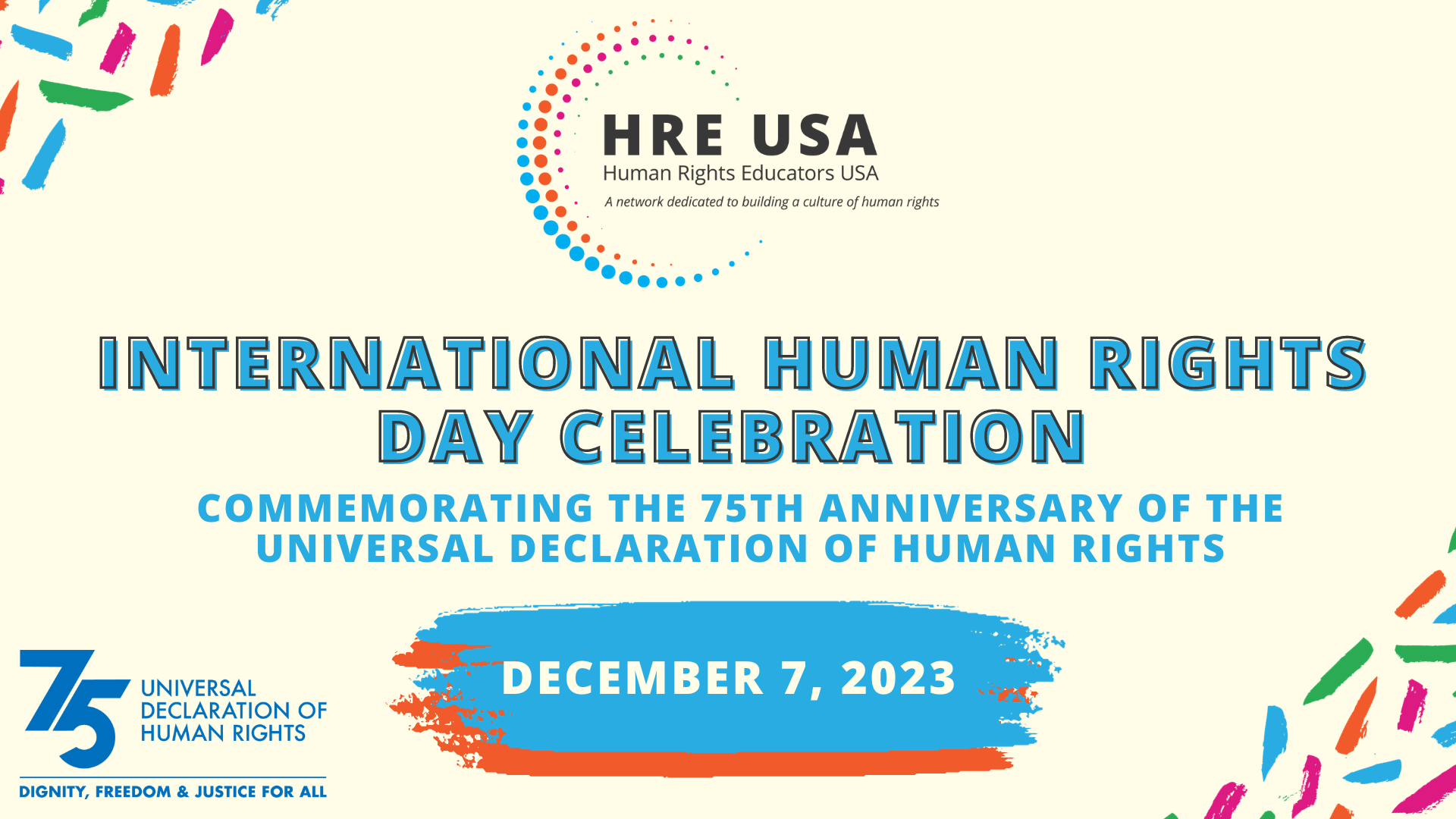International Human Rights Day: Virtual Celebration – HRE USA