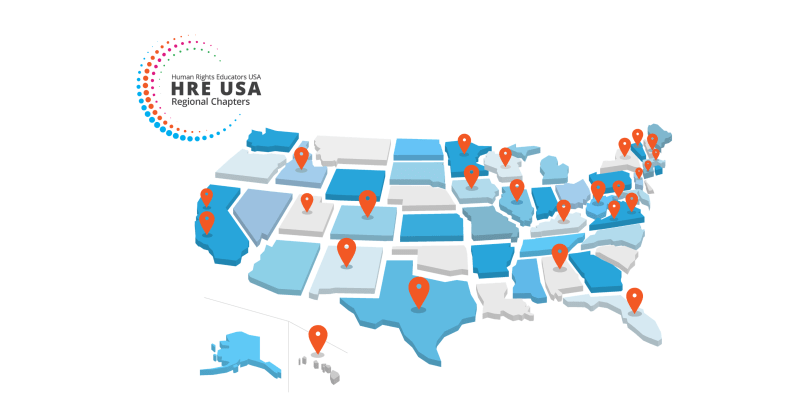 Regional rep map with HRE USA logo