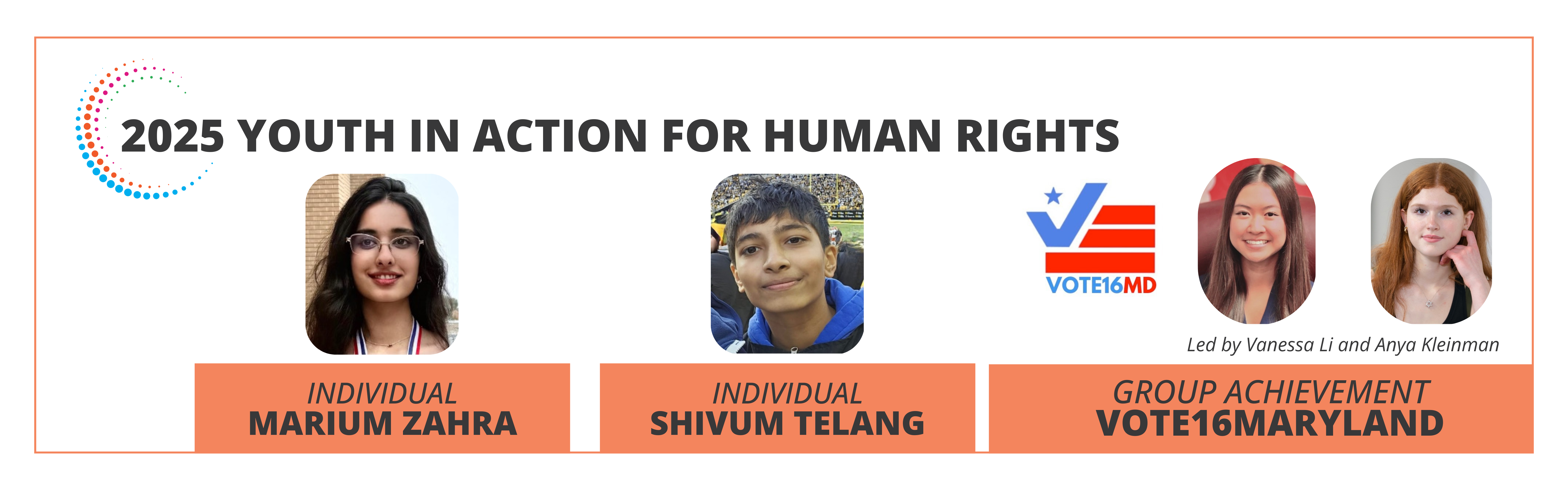 2025 Winners Announced: Youth in Action for Human Rights Awards – HRE USA